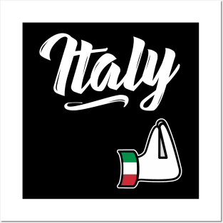 Italy Italian Hand Gesture Italia Funny Humor Gift Posters and Art